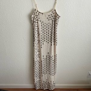 NWT Haute Hippie Beaded Ivory Gown
